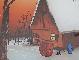Andrijano Zacero - Winterlandschaft 1 Hinterglasmalerei Detailansicht